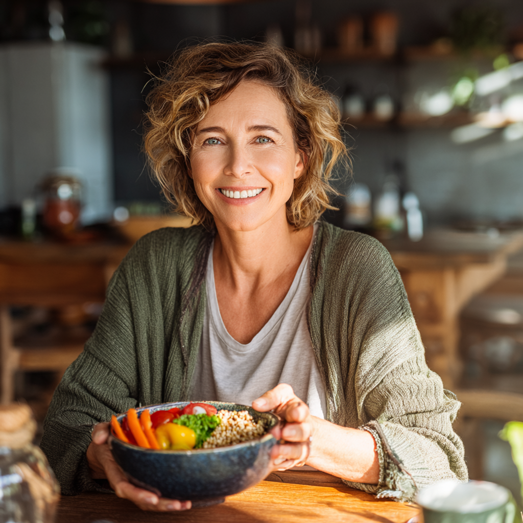 Active elderly Ukrainian man drinking water during outdoor exercise, smiling and looking refreshed in a park setting